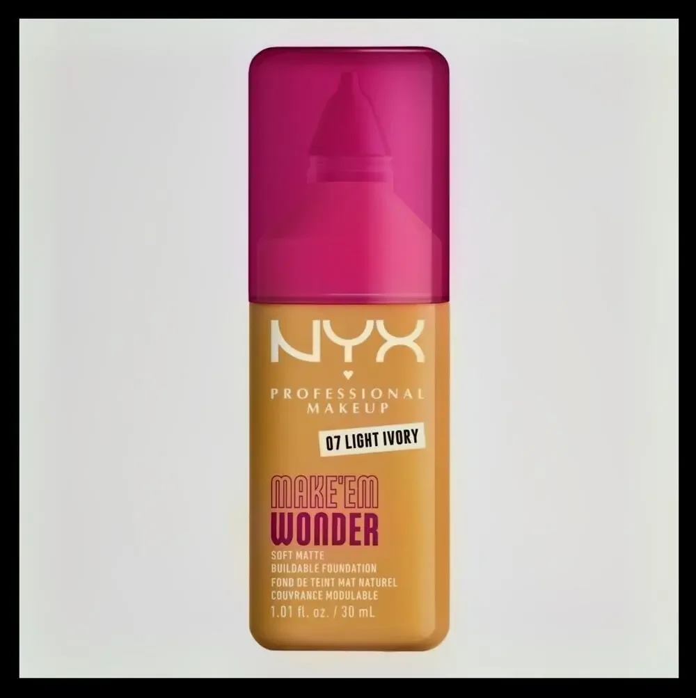 NYX Professional Makeup Make 'Em Wonder 24HR Soft Matte Full Coverage 07 Ivory